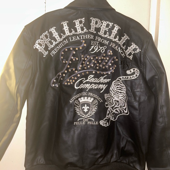 Pelle Pelle Black Bomber Jacket - Picture 2 of 2